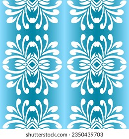Schöne Farbvariante mit Regenbogen, nahtlos batik, ethnische Dayak-Ornament für Modetextilien-Hintergrund 