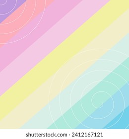 Beautiful rainbow graphic design for wallpaper and background
