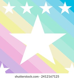 Beautiful rainbow graphic design for wallpaper and background
