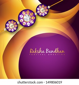 beautiful rakhi background design art