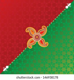 Beautiful Rakhi on Colourful Backgrounds. Vector Illustration. Eps 10