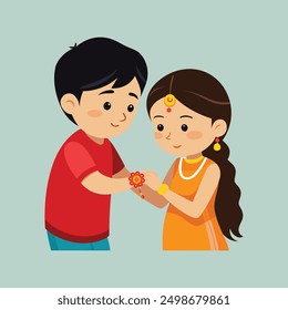 Beautiful Raksha Bandhan design celebrating the traditional Indian festival of sibling bonds.