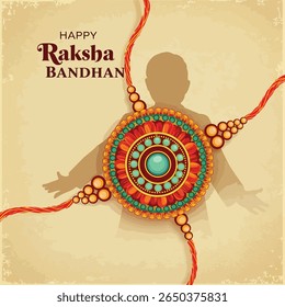 Beautiful Raksha Bandhan Festival Poster