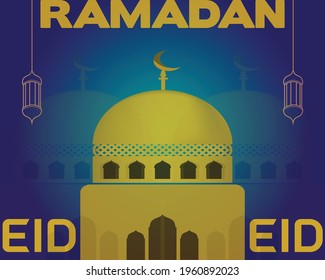 Beautiful ramadan background abstract vector design
