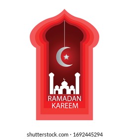 Schöner rmadanischer Hintergrund mit Vektorillustration, EFS 10 Dateien