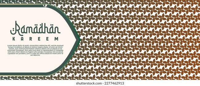 Beautiful Ramadan Banner Vector Design Islamic Ornament In Arabic Style With Beautiful Decoration And Mubarak Islamic Muslim Fasting Season