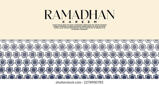 Beautiful Ramadan Banner Vector Design Islamic Ornament In Arabic Style With Beautiful Decoration And Mubarak Islamic Muslim Fasting Season