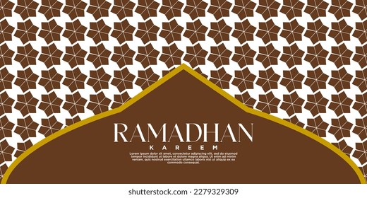 Beautiful Ramadan Banner Vector Design Islamic Ornament In Arabic Style With Beautiful Decoration And Mubarak Islamic Muslim Fasting Season