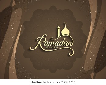 Beautiful Ramadan Kareem background design