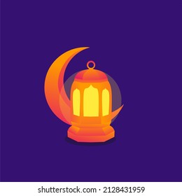 beautiful ramadan kareem background landscape vector