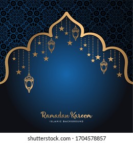 beautiful ramadan kareem design with mandala