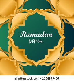 Beautiful Ramadan Kareem greeting card template, design for Muslim festival celebrations, posters, sales, invitations, banners. Vector