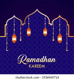 Schöner Ramadan Kareem-Hintergrund zum Thema Banner, Hintergrund und andere Grafikdesigns