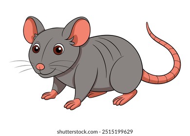 a beautiful rat vector icon. This is an editable and printable high quality vector eps file.