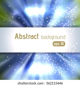 Beautiful rays of light. Shiny eps 10 background. Colorful radial radiant effect. Vector illustration