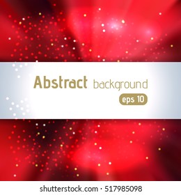 Beautiful rays of light. Shiny eps 10 background. Colorful radial radiant effect. Vector illustration. Red color. 