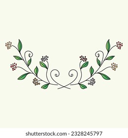 Beautiful realistic hand-drawn artistic floral vintage bouquet  composition decorative sketch