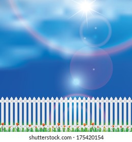 Beautiful realistic hight detail spring background 