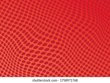 Schöner abstrakter roter Hintergrund. Halftone-Effekt. Roter Hintergrund für Präsentationsdesign, für Website, Druck, Basis für Banner, Wallpaper, Visitenkarten, Broschüren, Banner, Kalender, Grafik
