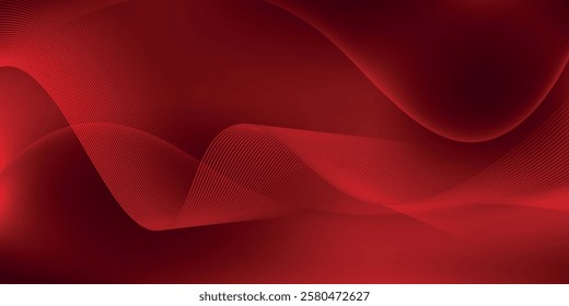 Beautiful red abstract background. Scarlet neutral backdrop for presentation design. Vermilion base for website, print, base for banners