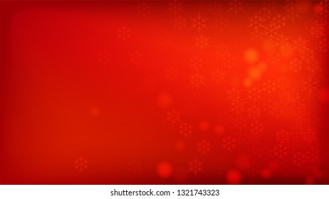
Beautiful Red Christmas Background with Falling Snowflakes.  Element of Design with Snow for a Postcard, Invitation Card, Banner, Flyer.  Vector Falling Snowflakes on a Red Winter Background.


