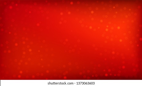 
Beautiful Red Christmas Background with Falling Snowflakes.  Element of Design with Snow for a Postcard, Invitation Card, Banner, Flyer.  Vector Falling Snowflakes on a Red Winter Background.

