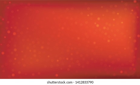 Beautiful Red Christmas Background with Falling Snowflakes.   Vector Falling Snowflakes on a Red Winter Background. Element of Design with Snow for a Postcard, Invitation Card, Banner, Flyer. 
