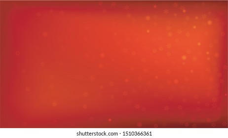 Beautiful Red Christmas Background with Falling Snowflakes. Vector Falling Snowflakes on a Red Background. Element of Design with Snow for a Postcard, Invitation Card, Banner, Flyer. 

