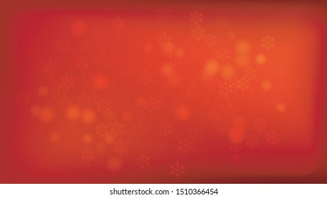 
Beautiful Red Christmas Background with Falling Snowflakes.  Element of Design with Snow for a Postcard, Invitation Card, Banner, Flyer.  Vector Falling Snowflakes on a Red Winter Background.

