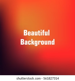 Beautiful red defocused background. Vector background EPS10