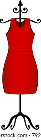 Beautiful red dress