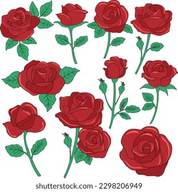 Hermosas rosas rojas, Día de la Madre