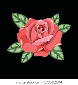 
Schöne rote Rosen. Rose ist eine Art Strauß der Gattung Rosa sowie der Name der Blume, die von dieser Pflanze produziert wird