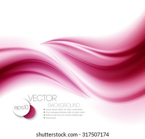 Beautiful Red Satin. Drapery Background, Vector Illustration