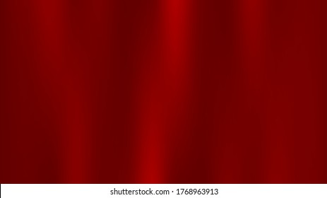 Beautiful red silk cloth. Luxury red satin smooth fabric background. Luxury vector cloth background for celebration, ceremony, event invitation card or advertising poster. Colorful vector illustration