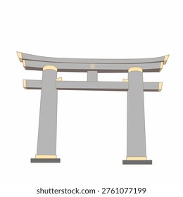 Beautiful red Torii gate, a traditional Japanese structure marking the entrance to a Shinto shrine. Represents the transition from the ordinary to the sacred and embodies Japan’s cultural and spiritual heritage. Ideal for travel photography, cultural content, or as a symbolic illustration of Japan