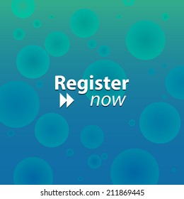 Beautiful Register now web icon