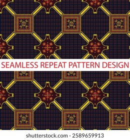 Beautiful repeat pattern design art for textiles, fabrics, garments, cloth, wallpaper, tile, backdrops, decor, sheets, and paper Illustrations.
