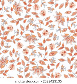 Diseño repetido hermoso aislado en un fondo blanco