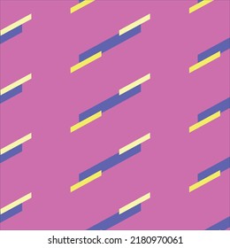 Un hermoso patrón de repetición con un patrón geométrico que crea un efecto de movimiento, las formas se alinean diagonalmente