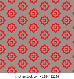 Beautiful repetitive floral pattern with elegant color scheme for wallpaper, gift wrapping paper or textile  print.