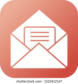 Beautiful Report Vector Glyph icon