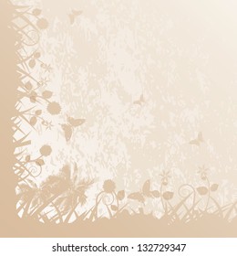 Beautiful retro abstract brown background