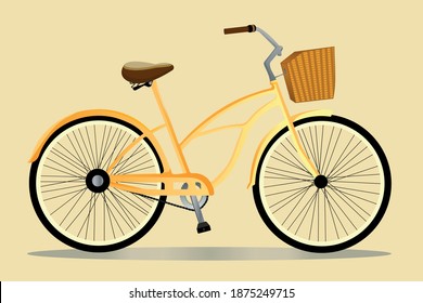 
A beautiful retro bike that everyone will love. The picture shows a bike with a shopping basket.