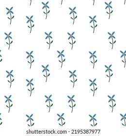 Beautiful retro linear, lines wild flowers Abstract seamless pattern with leaves and floral Background vector on modern style. Colored Vintage for textile, textile, fabric, wrap