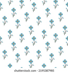 Beautiful retro linear, lines wild flowers Abstract seamless pattern with leaves and floral Background vector on modern style. Colored Vintage for textile, textile, fabric, wrap
