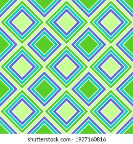 Hermosas formas rhombus vectorial sin fisuras. Impresión textil argla. Vegetación interior. Rhombus da forma al diseño de estilo de argyle.