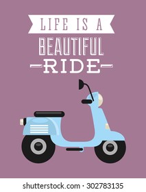 beautiful ride design, vector illustration eps10 graphic 