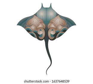 Beautiful  river animal vector commercial use