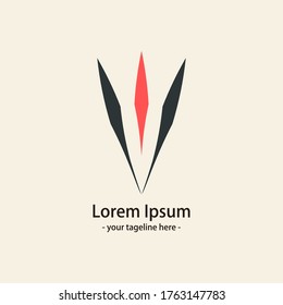 beautiful robotic logo icon concept